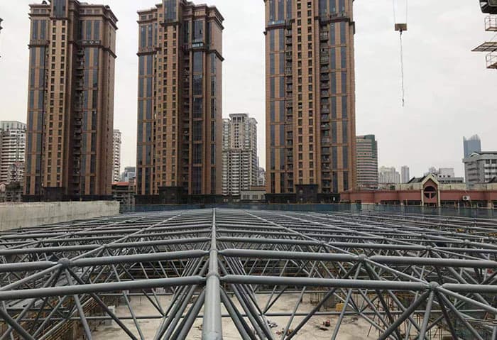 新沂风雨操场网架